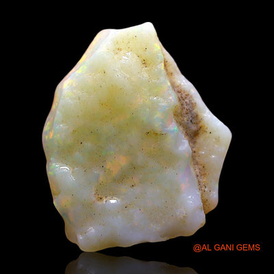 Natural Untreated Fire Opal Loose Gemstone Fancy Rough From Australia 5.00 Cts 16x13x4 mm RE-538