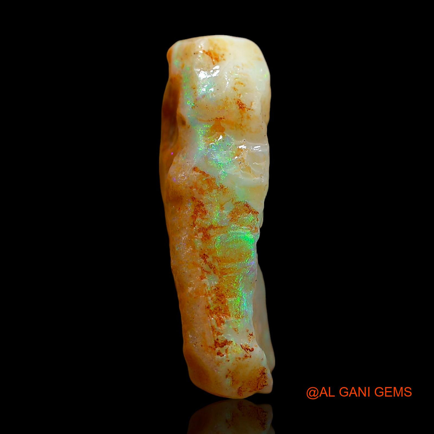 8.00 Cts Natural Australian Fire Opal Fancy Rough Loose Gemstone For Jewelry 19x14x5 mm RE-53