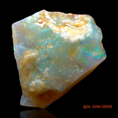 Natural Untreated Fire Opal Loose Gemstone Fancy Rough From Australia 4.00 Cts 17x13x4 mm RE-540