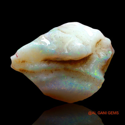 Natural Fire Opal Gemstone 8.00 Cts Loose Fancy Rough From Australia 17x13x9 mm RE-544