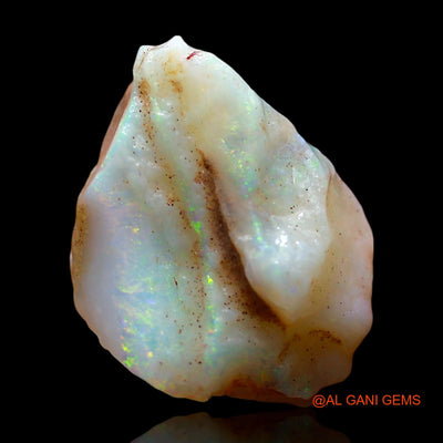 Natural Fire Opal Gemstone 8.00 Cts Loose Fancy Rough From Australia 17x13x9 mm RE-544