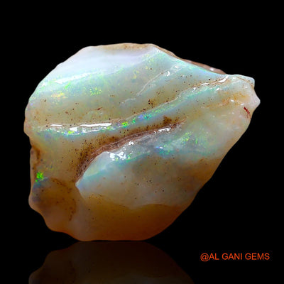 Natural Fire Opal Gemstone 8.00 Cts Loose Fancy Rough From Australia 17x13x9 mm RE-544