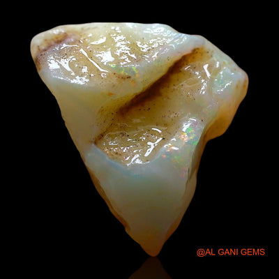 6.00 Cts Natural Australian Fire Opal Loose Gemstone Fancy Rough 14x11x8 mm RE-545
