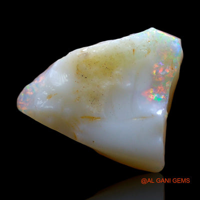 4.00 Cts Natural Australian Fire Opal Loose Gemstone Fancy Rough 14x13x5 mm RE-546