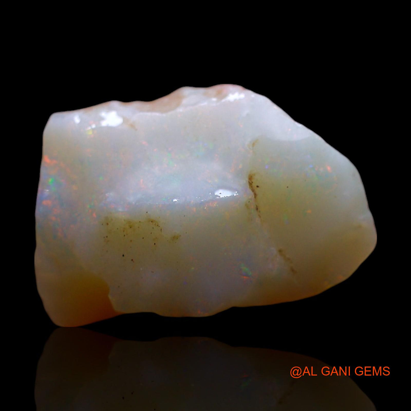 5.00 Cts Natural Australian Fire Opal Loose Gemstone Fancy Rough 14x9x6 mm RE-547