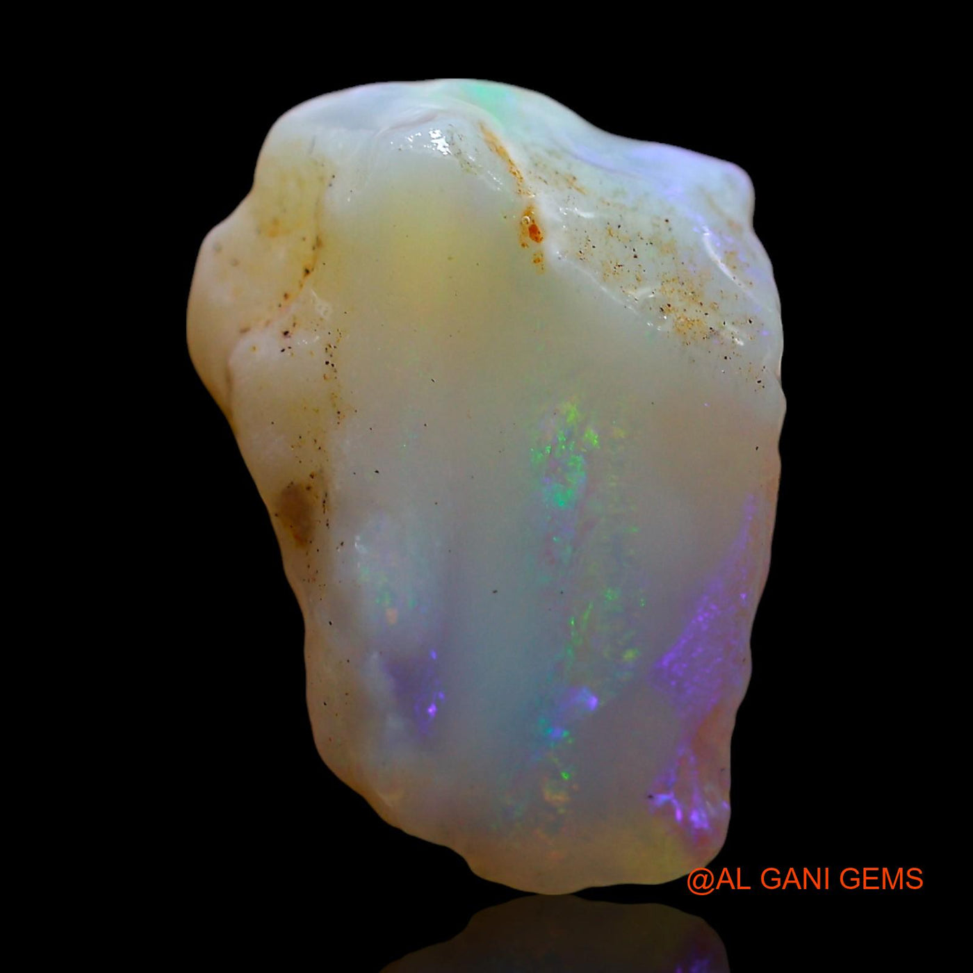5.00 Cts Natural Australian Fire Opal Loose Gemstone Fancy Rough 14x10x7 mm RE-548