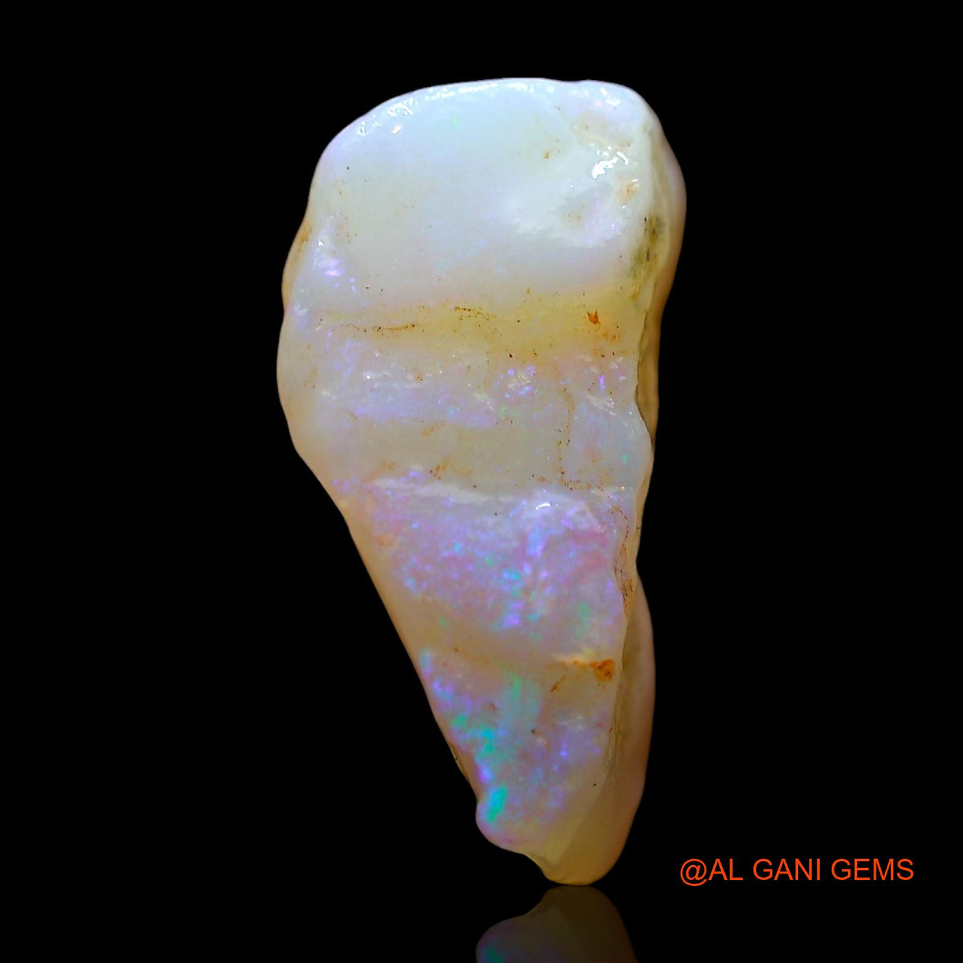 5.00 Cts Natural Australian Fire Opal Loose Gemstone Fancy Rough 14x10x7 mm RE-548