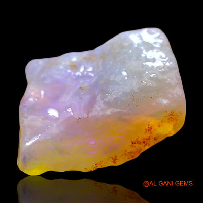 Natural Untreated Fire Opal Loose Gemstone Fancy Rough From Australia 5.00 Cts 14x11x6 mm RE-549