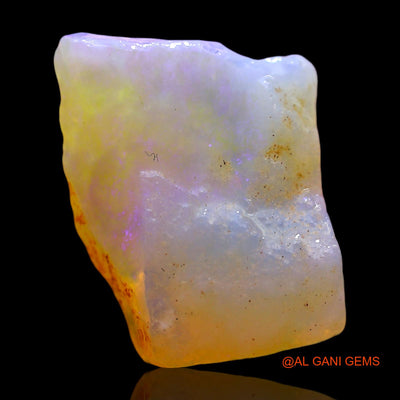 Natural Untreated Fire Opal Loose Gemstone Fancy Rough From Australia 5.00 Cts 14x11x6 mm RE-549
