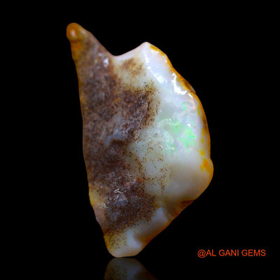 Natural Untreated Fire Opal Loose Gemstone Fancy Rough From Australia 5.00 Cts 23x12x4 mm RE-54