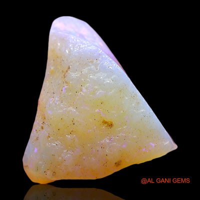 Natural Untreated Fire Opal Loose Gemstone Fancy Rough From Australia 4.00 Cts 15x12x5 mm RE-550