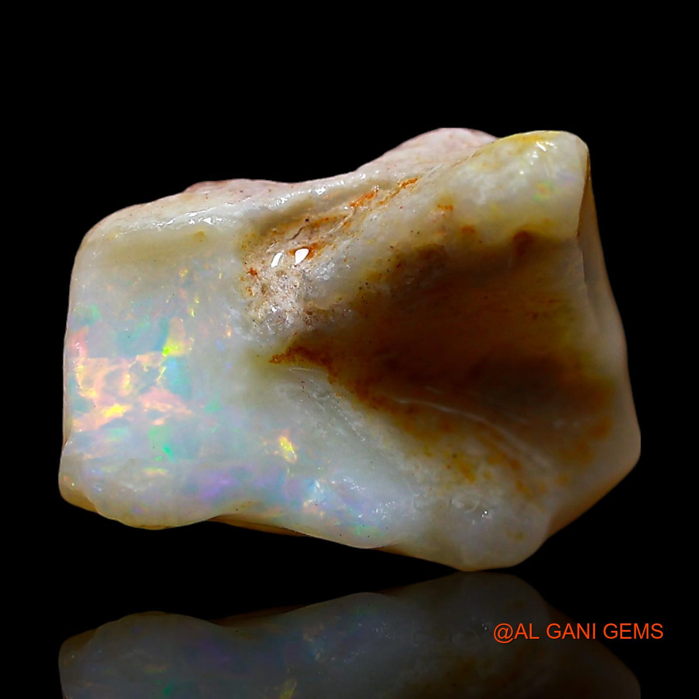 7.00 Cts Unheated Australian Fire Opal Loose Gemstone Fancy Rough Natural 16x14x10 mm RE-557