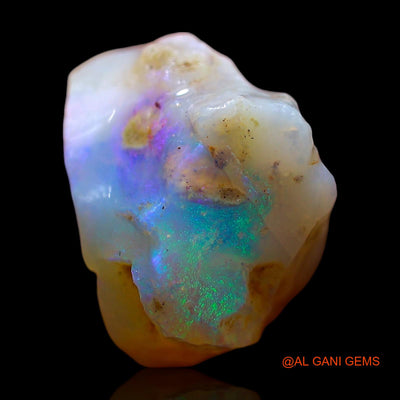 Natural Untreated Fire Opal Loose Gemstone Fancy Rough From Australia 8.00 Cts 14x13x9 mm RE-558