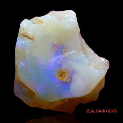 Natural Untreated Fire Opal Loose Gemstone Fancy Rough From Australia 8.00 Cts 14x13x9 mm RE-558