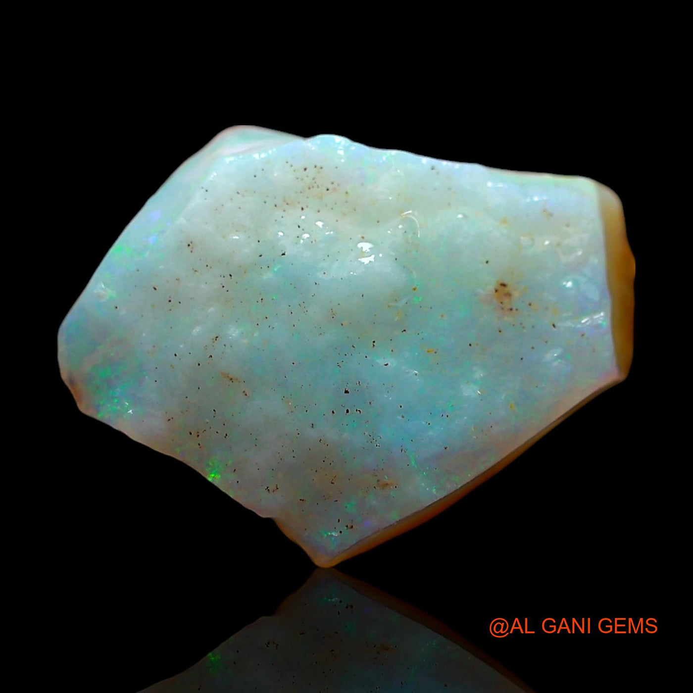 Natural Fire Opal Gemstone 6.00 Cts Loose Fancy Rough From Australia 16x10x7 mm RE-559