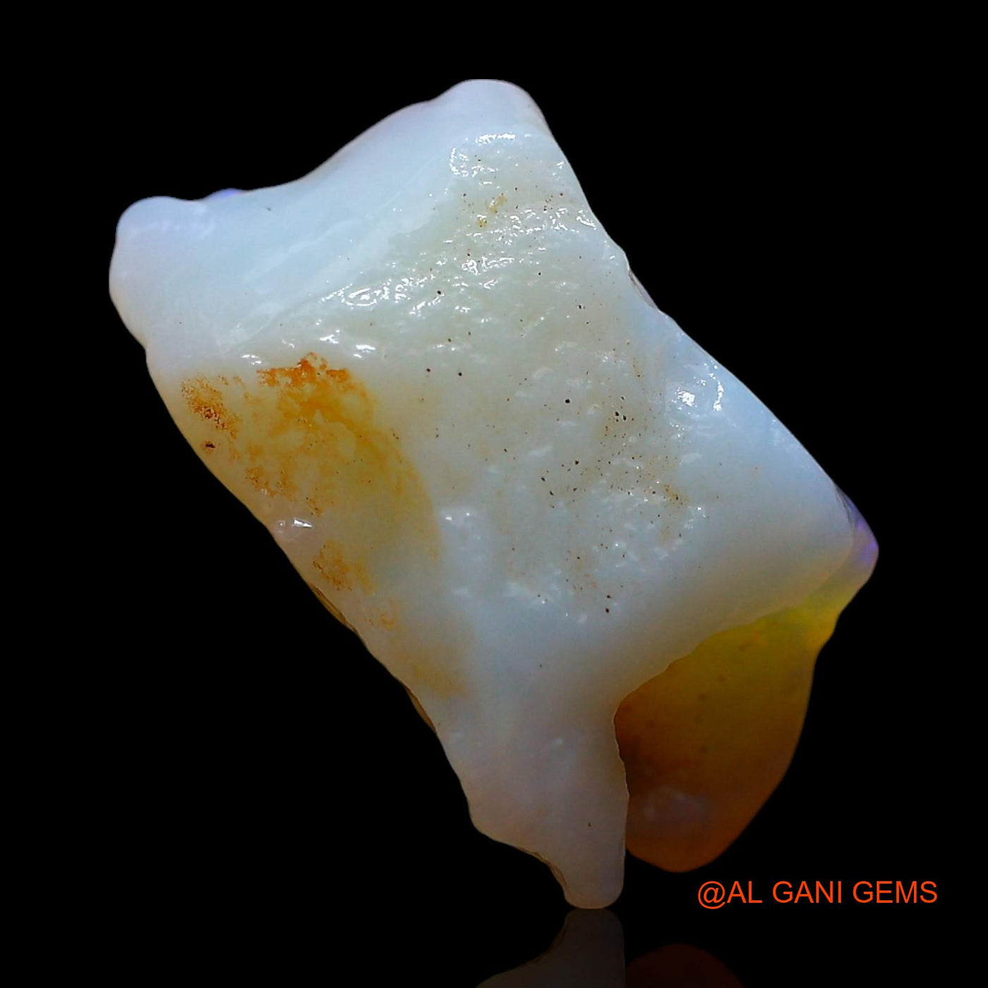 5.00 Cts Unheated Australian Fire Opal Loose Gemstone Fancy Rough Natural 14x8x10 mm RE-560