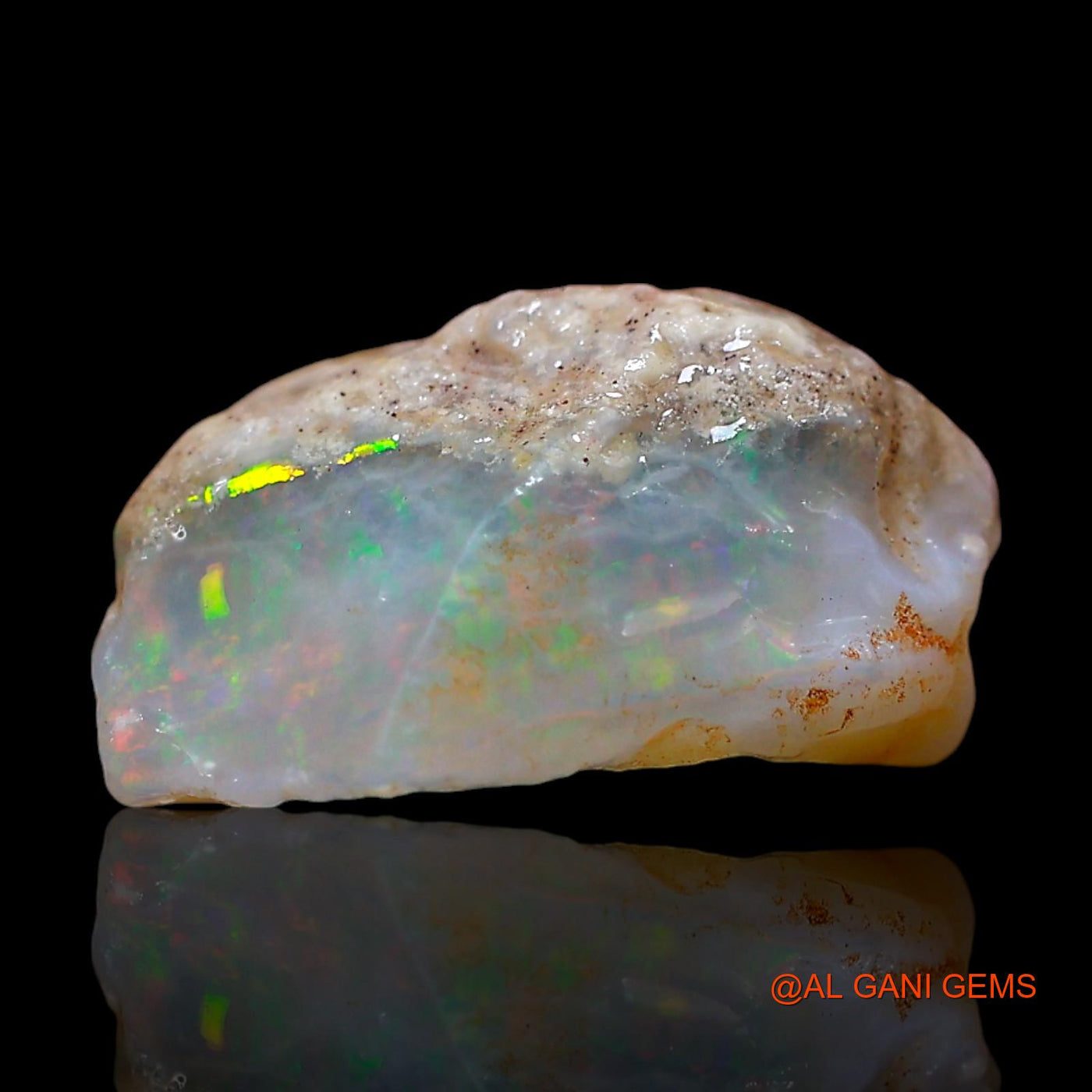 6.00 Cts Natural Australian Fire Opal Loose Gemstone Fancy Rough 16x11x7 mm RE-561