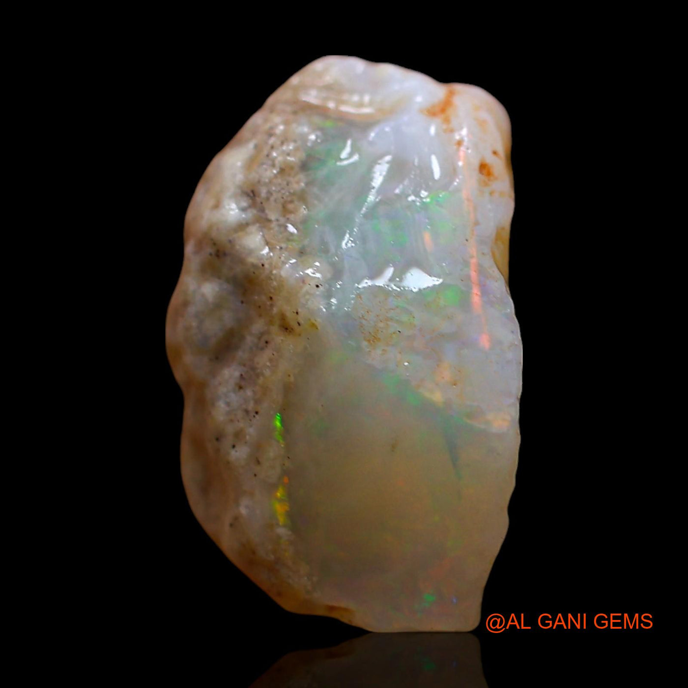 6.00 Cts Natural Australian Fire Opal Loose Gemstone Fancy Rough 16x11x7 mm RE-561