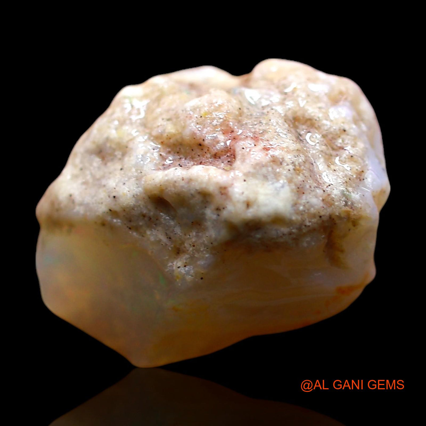 6.00 Cts Natural Australian Fire Opal Loose Gemstone Fancy Rough 16x11x7 mm RE-561