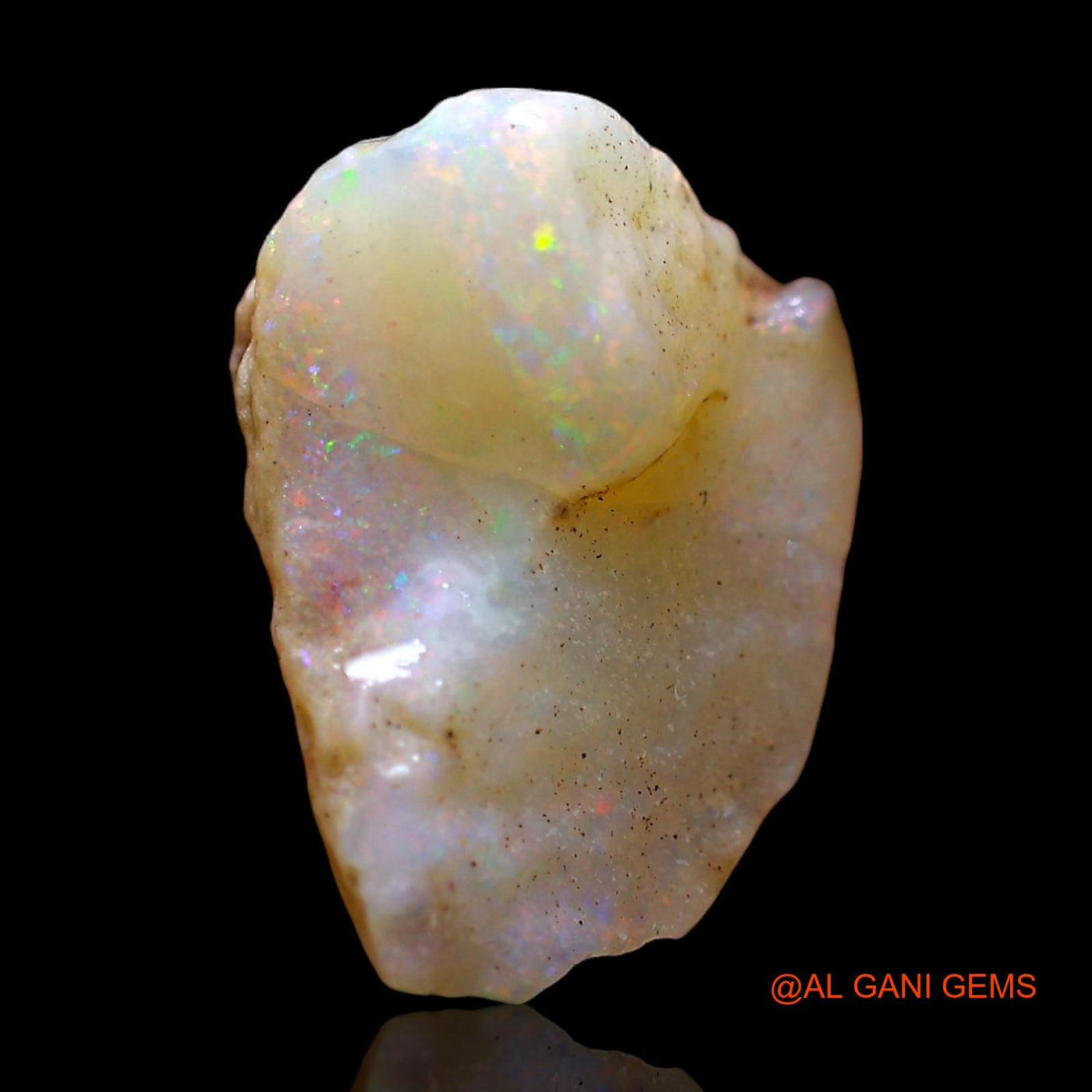 5.00 Cts Natural Australian Fire Opal Loose Gemstone Fancy Rough 15x11x7 mm RE-562