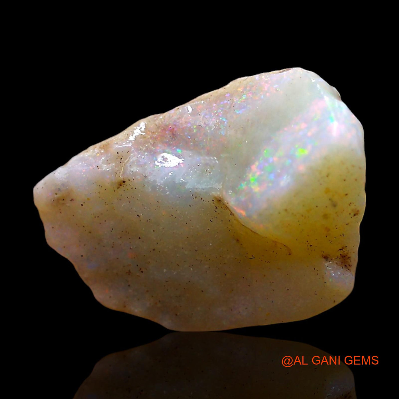 5.00 Cts Natural Australian Fire Opal Loose Gemstone Fancy Rough 15x11x7 mm RE-562