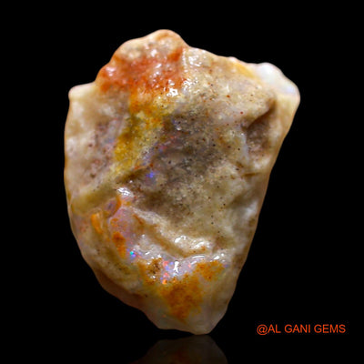 5.00 Cts Natural Australian Fire Opal Loose Gemstone Fancy Rough 15x11x7 mm RE-562