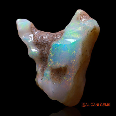 Natural Untreated Fire Opal Loose Gemstone Fancy Rough From Australia 5.00 Cts 14x12x7 mm RE-563