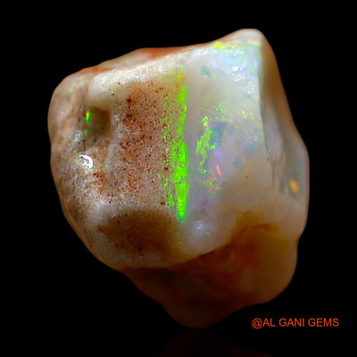 7.00 Cts Natural Australian Fire Opal Loose Gemstone Fancy Rough 13x10x9 mm RE-564