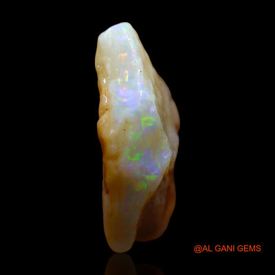 8.00 Cts Natural Australian Fire Opal Loose Gemstone Fancy Rough 18x16x6 mm RE-56