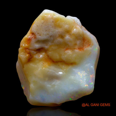 8.00 Cts Natural Australian Fire Opal Loose Gemstone Fancy Rough 18x16x6 mm RE-56