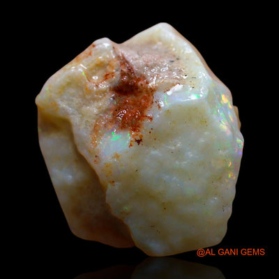 8.00 Cts Natural Australian Fire Opal Loose Gemstone Fancy Rough 18x16x6 mm RE-56