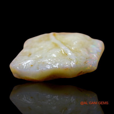 Natural Untreated Fire Opal Loose Gemstone Fancy Rough From Australia 7.00 Cts 16x15x5 mm RE-57