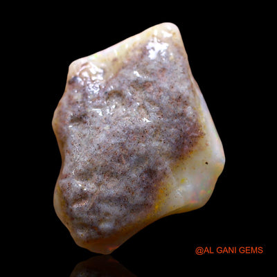 Natural Untreated Fire Opal Loose Gemstone Fancy Rough From Australia 7.00 Cts 16x15x5 mm RE-57