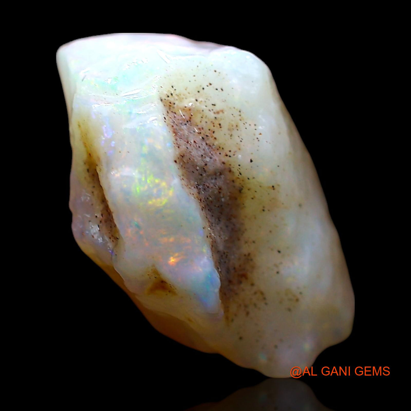 6.00 Cts Natural Australian Fire Opal Loose Gemstone Fancy Rough 15x10x8 mm RE-580