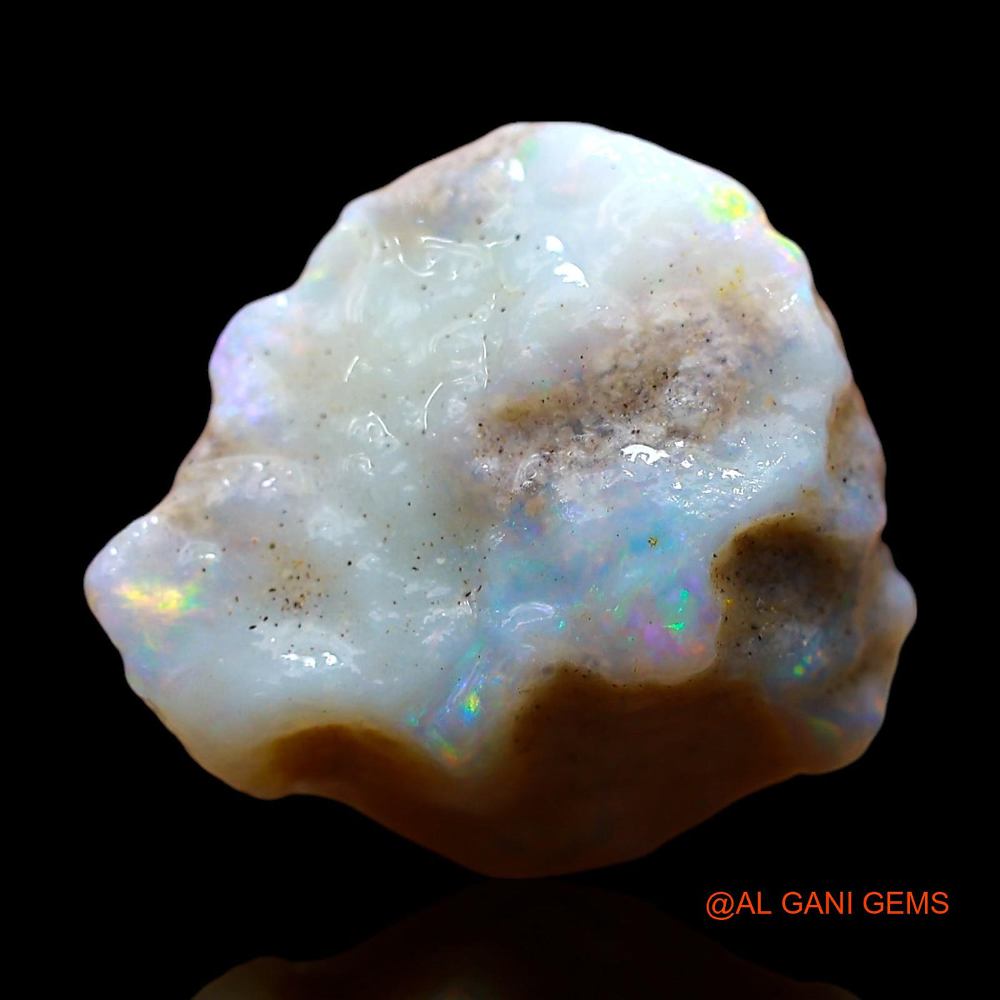 5.00 Cts Natural Australian Fire Opal Loose Gemstone Fancy Rough 13x12x7 mm RE-583