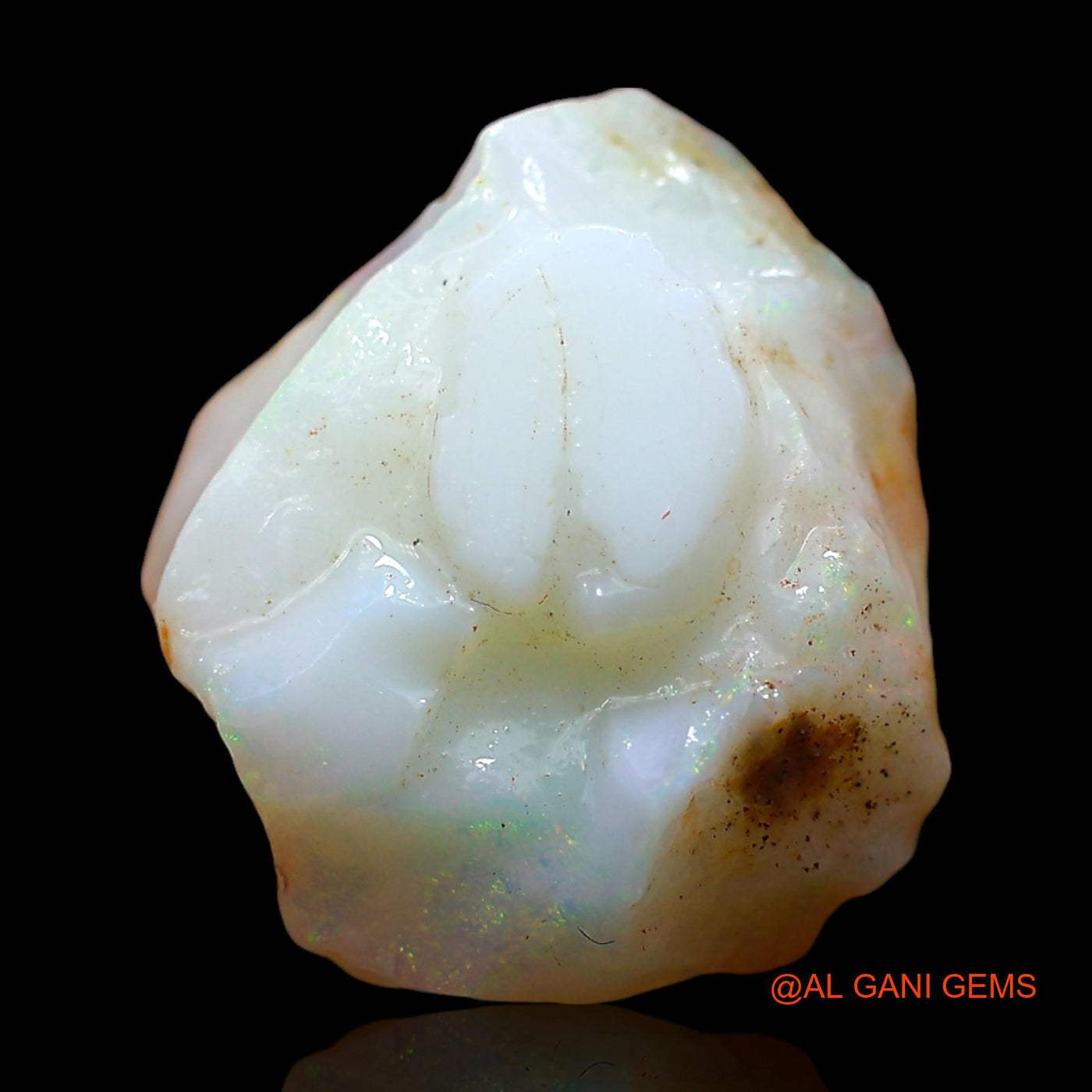6.00 Cts Natural Australian Fire Opal Loose Gemstone Fancy Rough 14x12x6 mm RE-584