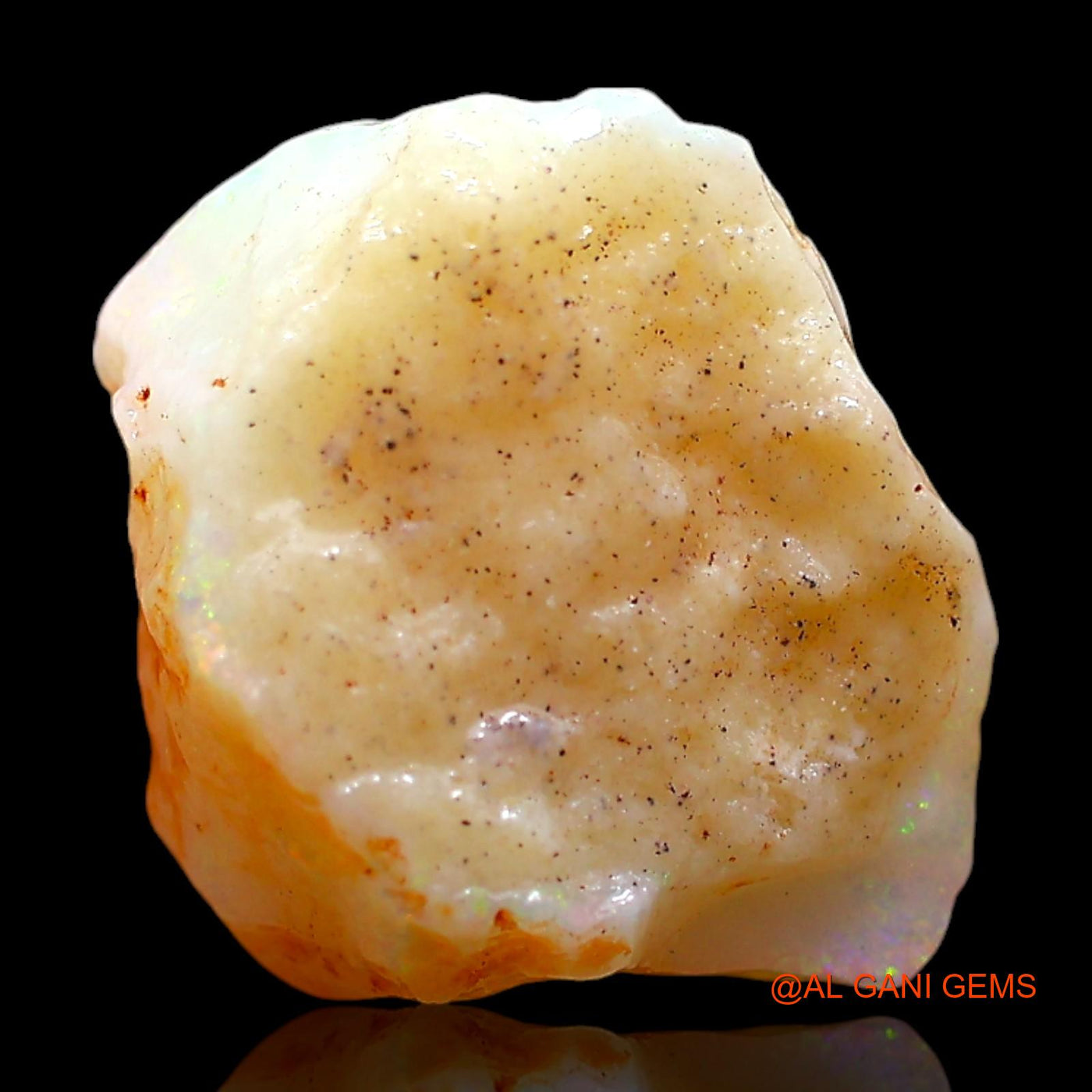 6.00 Cts Natural Australian Fire Opal Loose Gemstone Fancy Rough 14x12x6 mm RE-584