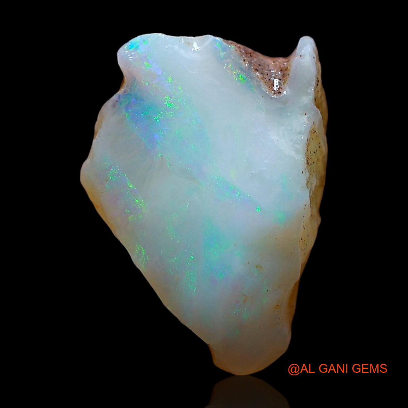 Natural Untreated Fire Opal Loose Gemstone Fancy Rough From Australia 5.00 Cts 14x9x8 mm RE-585