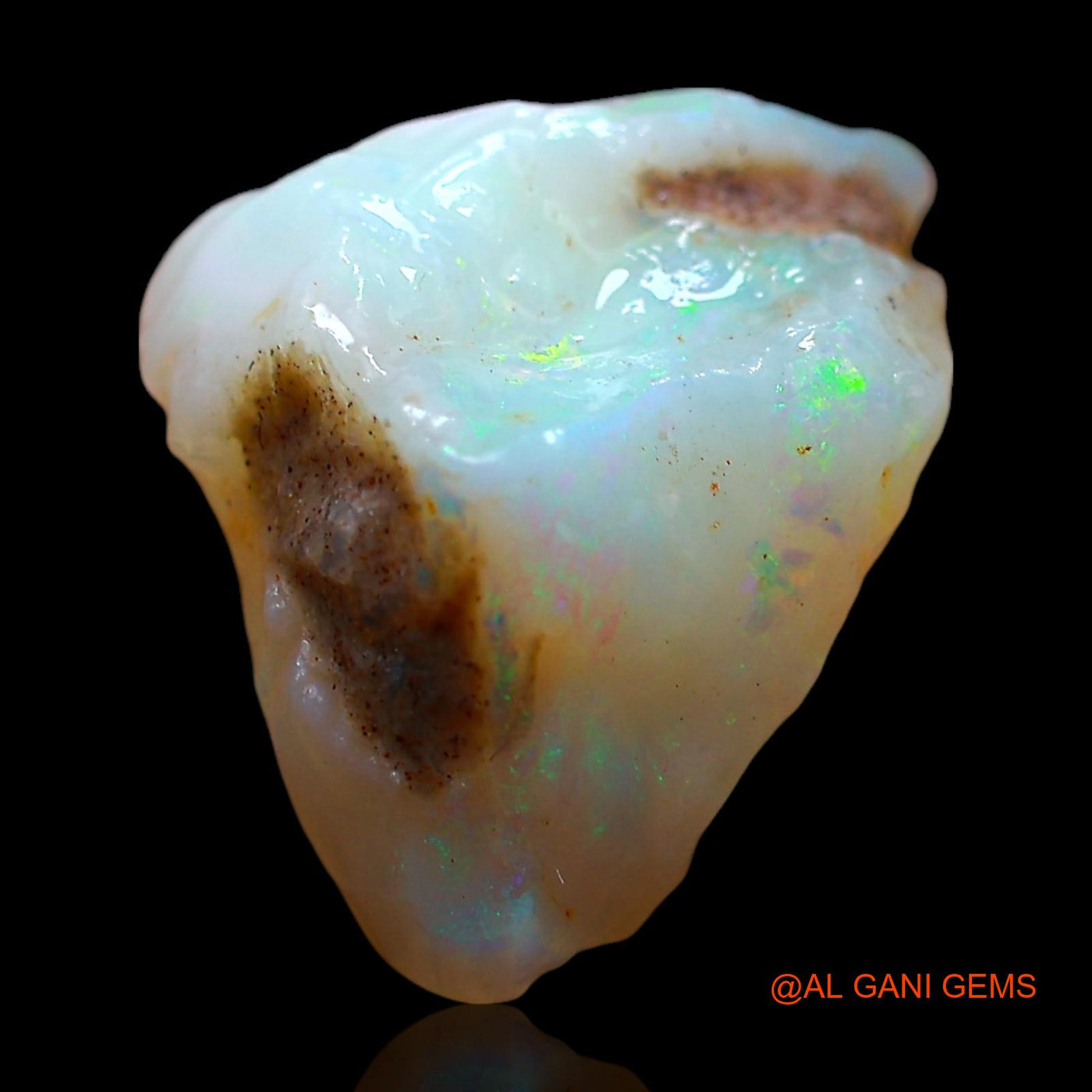 Natural Untreated Fire Opal Loose Gemstone Fancy Rough From Australia 5.00 Cts 14x9x8 mm RE-585