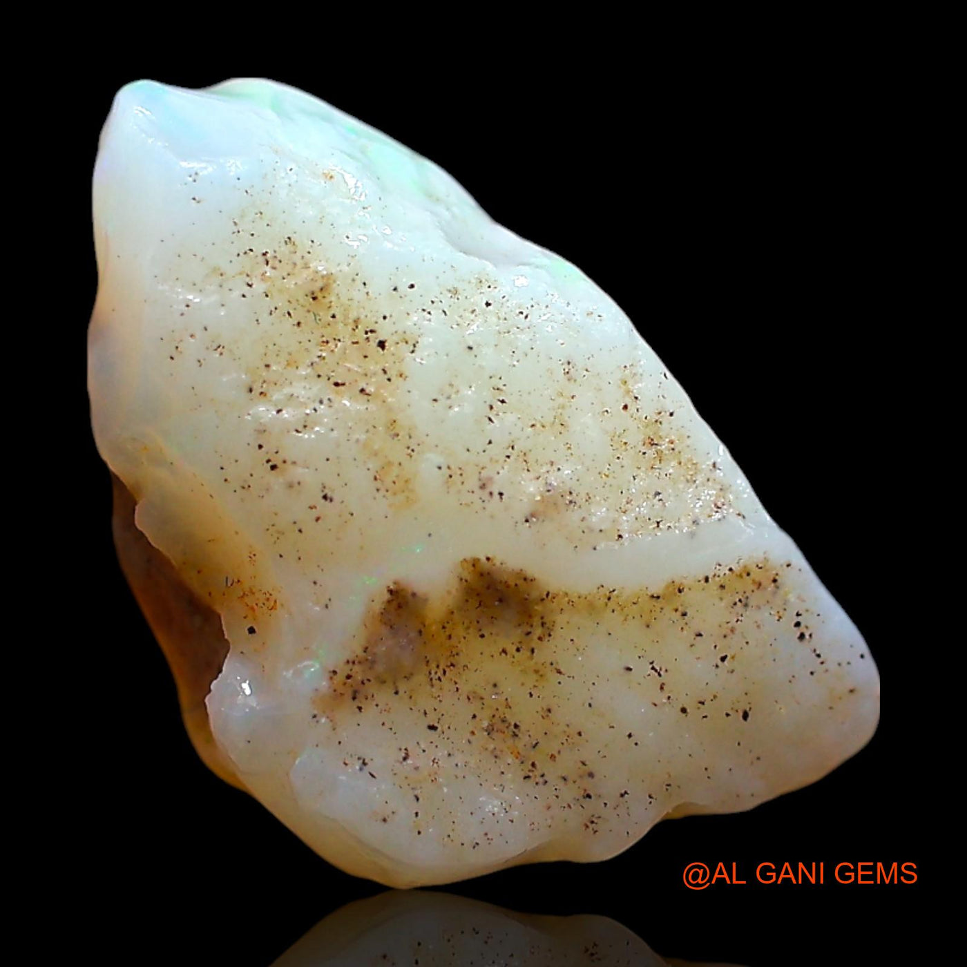 Natural Untreated Fire Opal Loose Gemstone Fancy Rough From Australia 5.00 Cts 14x9x8 mm RE-585