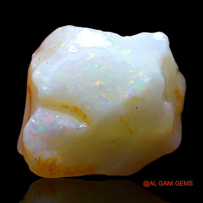 Natural Fire Opal Gemstone 6.00 Cts Loose Fancy Rough From Australia 13x10x7 mm RE-586