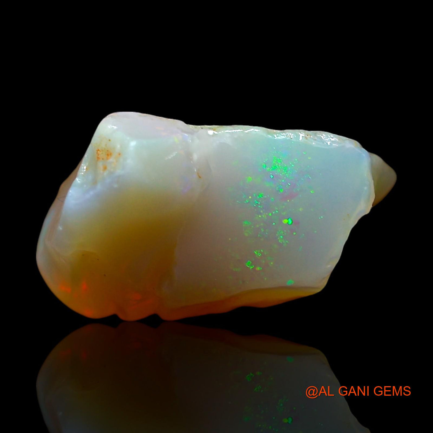 5.00 Cts Natural Australian Fire Opal Loose Gemstone Fancy Rough 13x10x7 mm RE-588