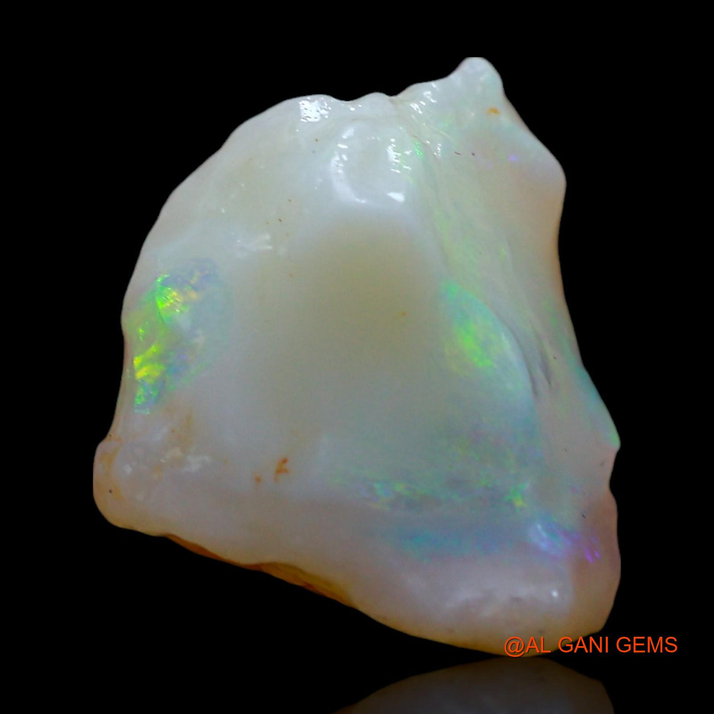 Natural Untreated Fire Opal Loose Gemstone Fancy Rough From Australia 5.00 Cts 13x10x7 mm RE-590
