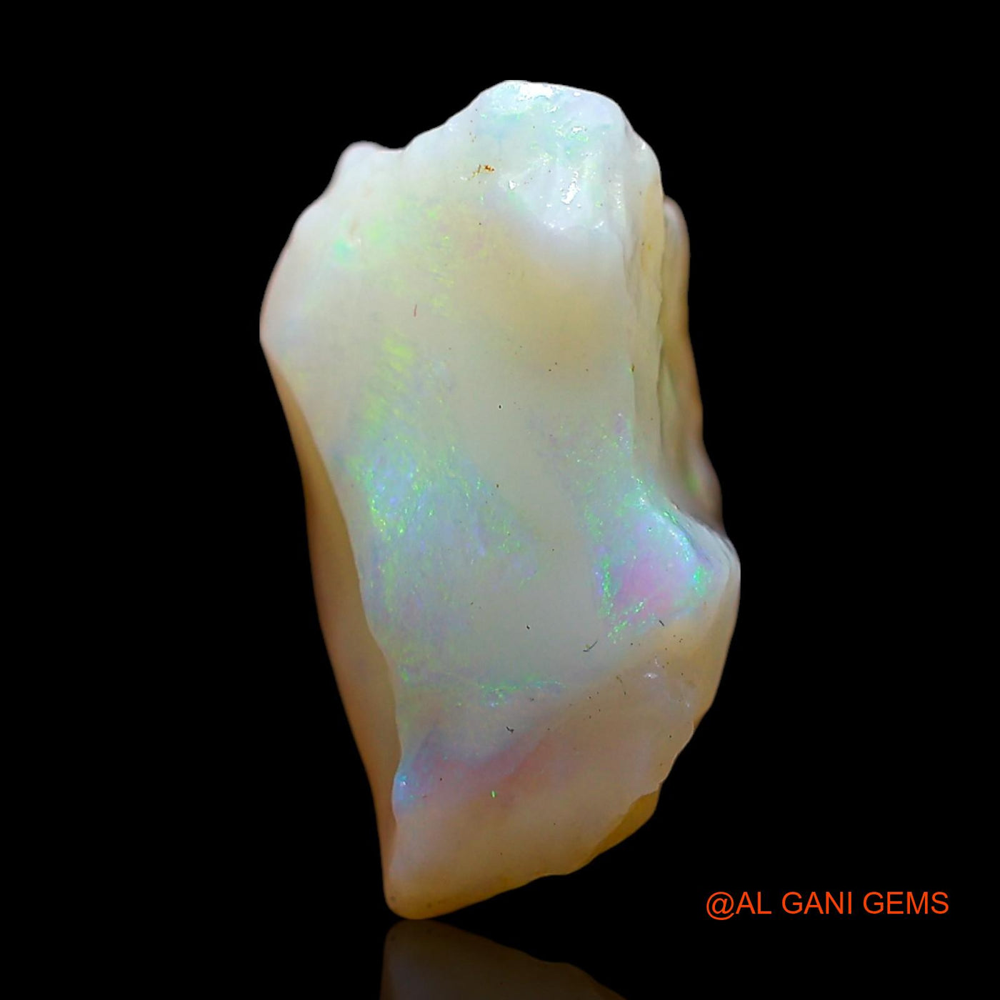Natural Untreated Fire Opal Loose Gemstone Fancy Rough From Australia 5.00 Cts 13x10x7 mm RE-590