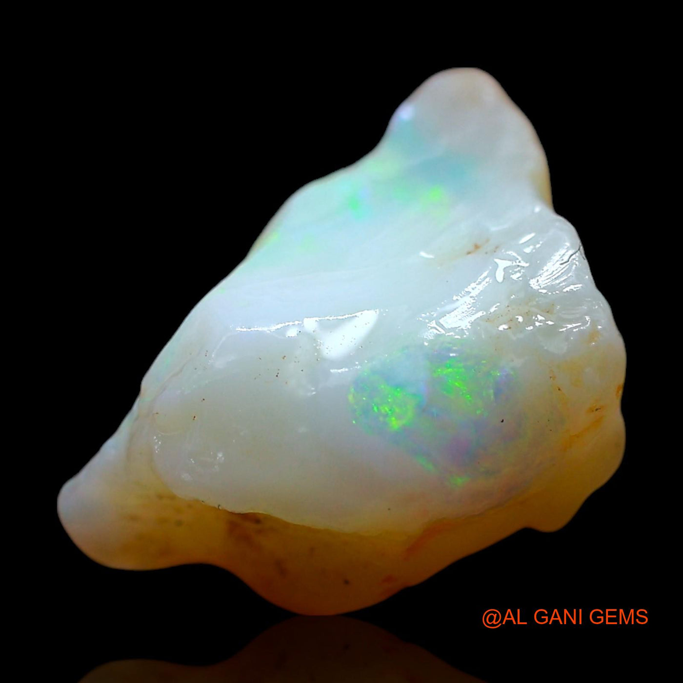 Natural Untreated Fire Opal Loose Gemstone Fancy Rough From Australia 5.00 Cts 13x10x7 mm RE-590