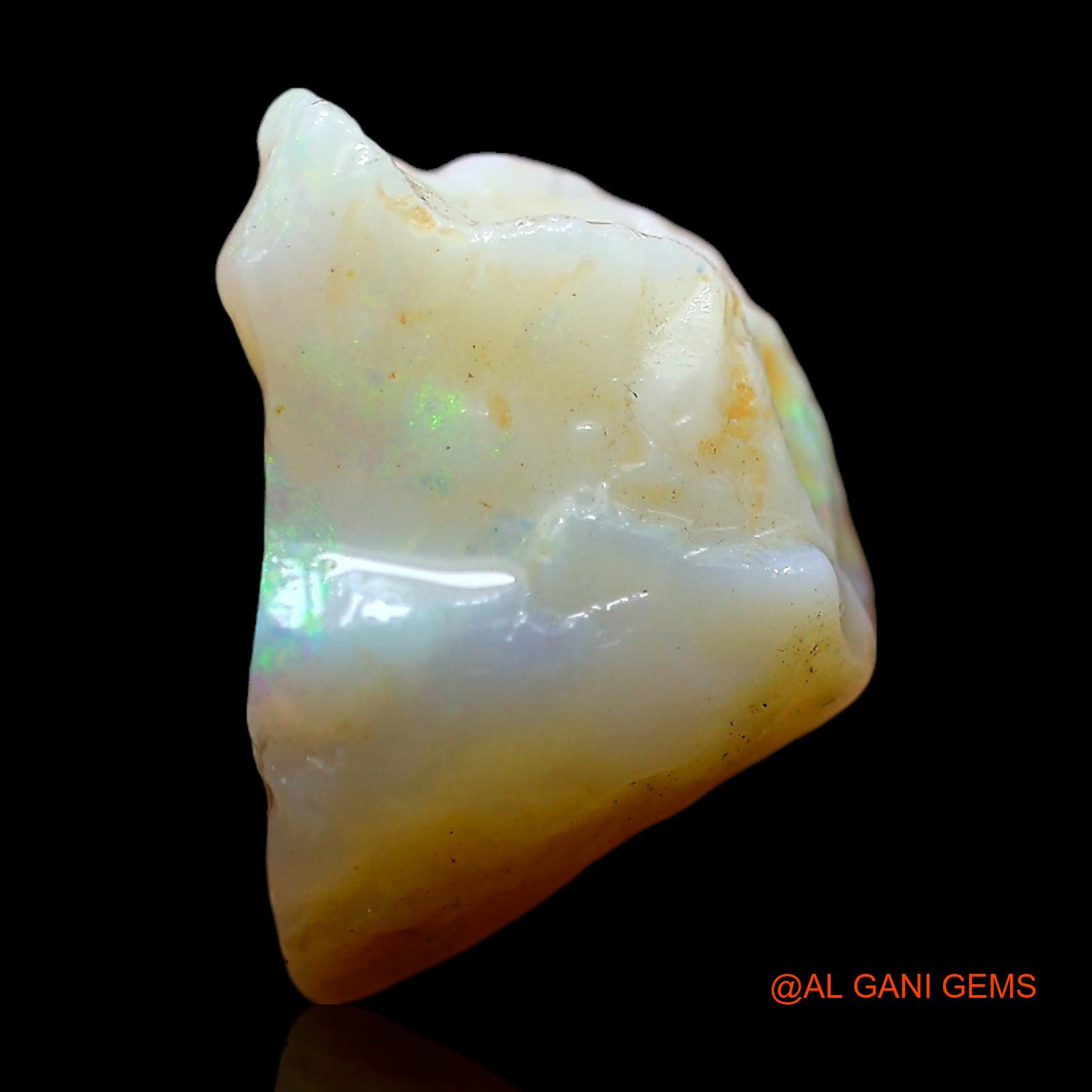 Natural Untreated Fire Opal Loose Gemstone Fancy Rough From Australia 5.00 Cts 13x10x7 mm RE-590