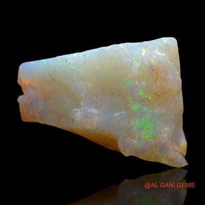 Natural Fire Opal Gemstone 3.00 Cts Loose Fancy Rough From Australia 14x10x3 mm RE-591