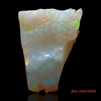 Natural Fire Opal Gemstone 3.00 Cts Loose Fancy Rough From Australia 14x10x3 mm RE-591