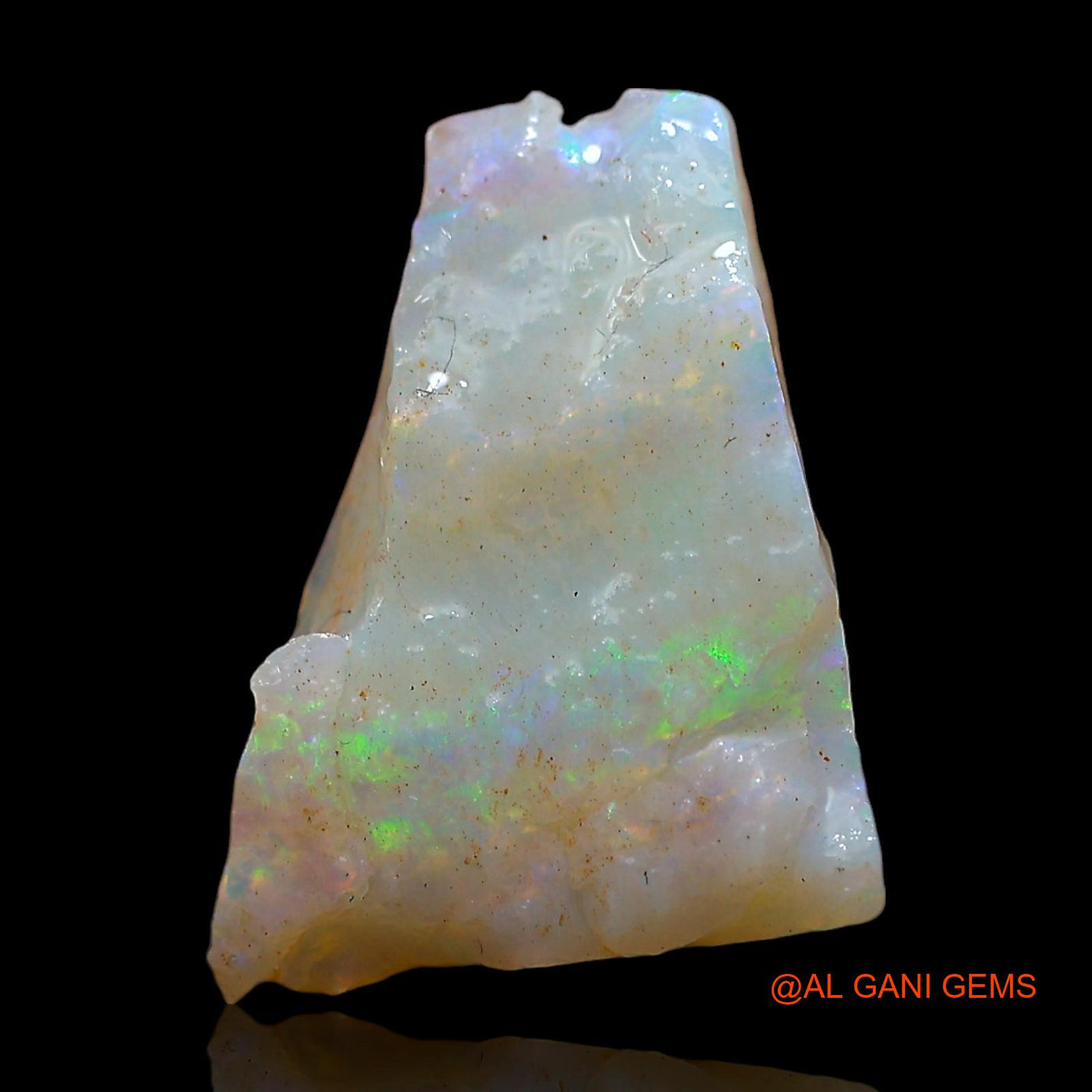Natural Fire Opal Gemstone 3.00 Cts Loose Fancy Rough From Australia 14x10x3 mm RE-591