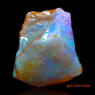 Natural Untreated Fire Opal Loose Gemstone Fancy Rough From Australia 5.00 Cts 13x12x5 mm RE-592